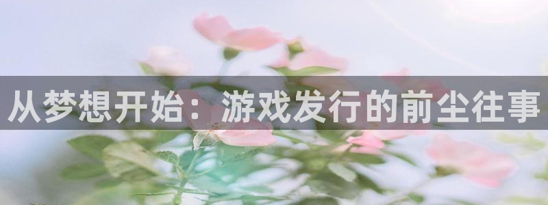 新航娱乐app最新版本更新内容是什么：从梦想开始：游戏发行的前尘往事